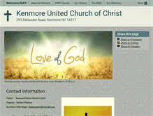 Tablet Screenshot of kenmoreucc.org